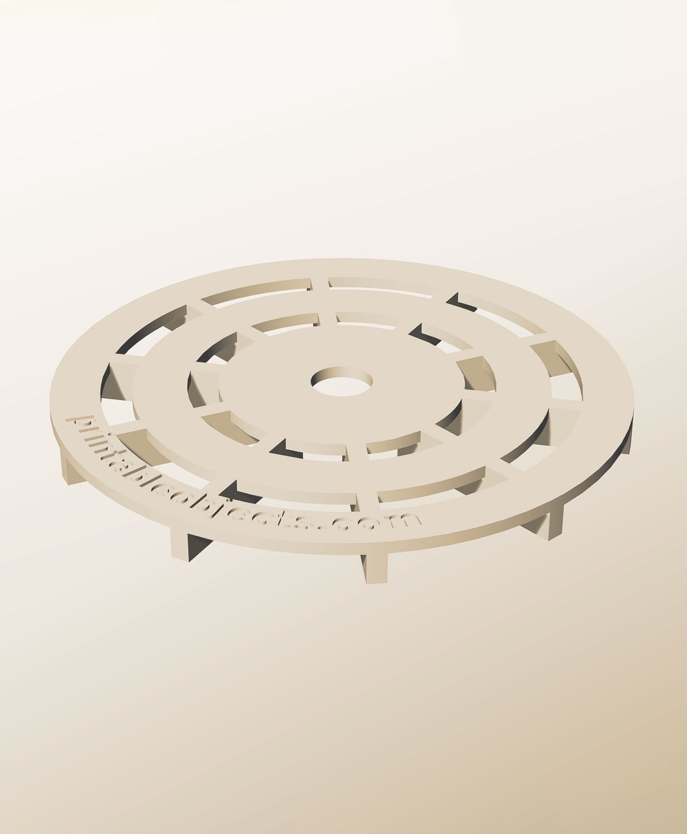 ADR96-7 Planter Drainer - Stand Mesh Screen Insert for Plant Pot 3d model