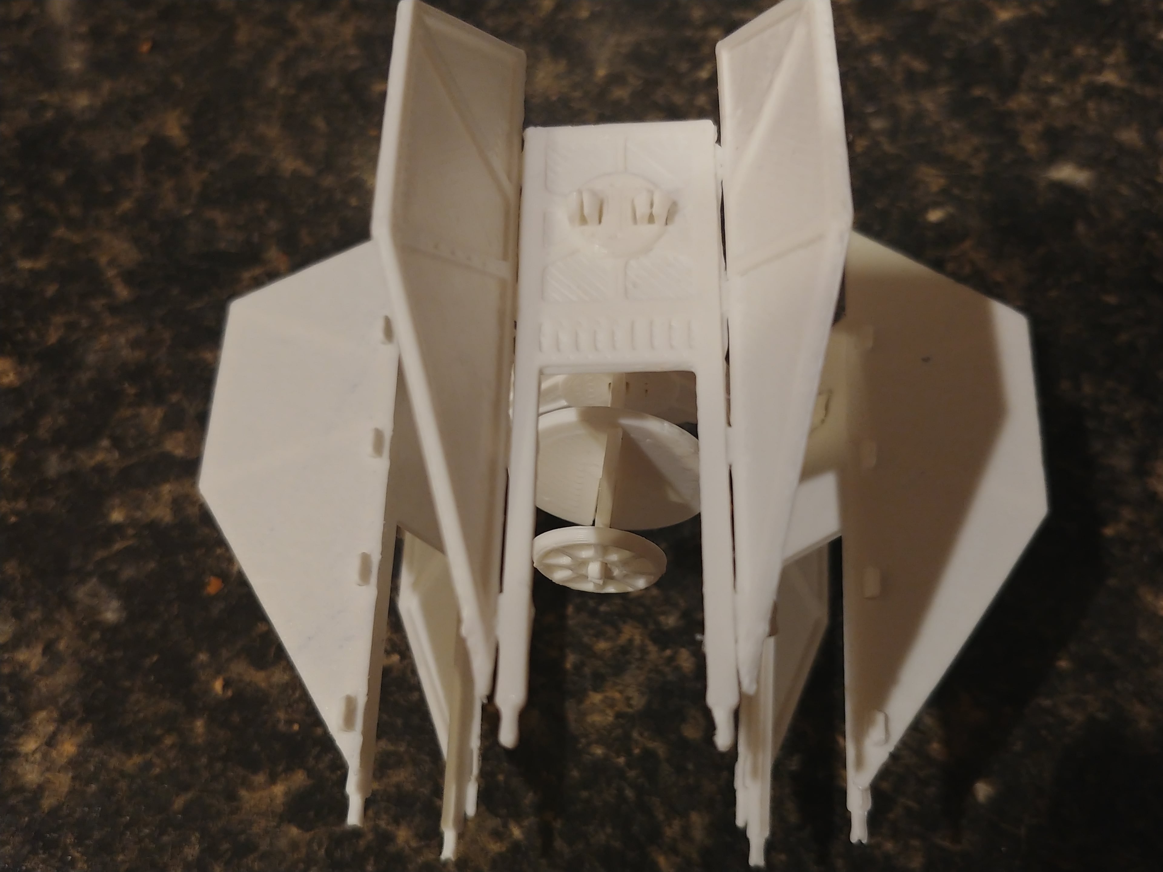 Tie Fighter Defender Kit Card 3d model