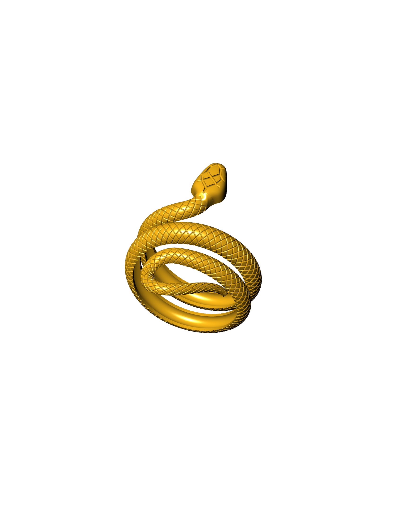 SNAKE RING 3d model