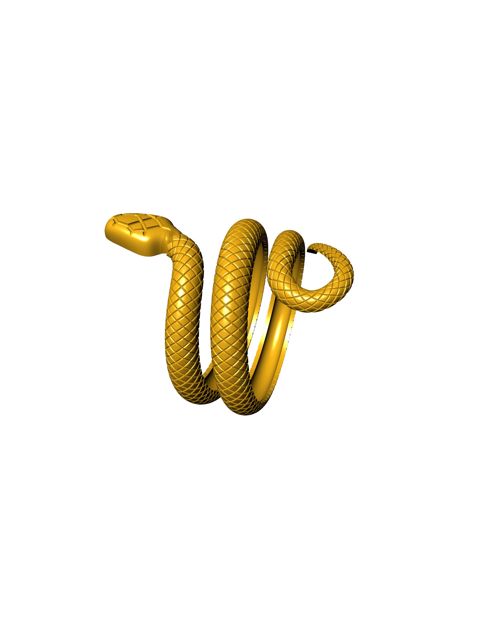 SNAKE RING 3d model