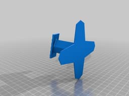 Display stand for LEGO X-Wing 75102 3d model