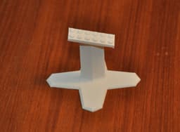 Display stand for LEGO X-Wing 75102 3d model