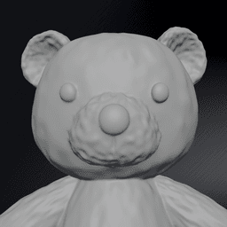 Teddy Bear Toy, Chibi Teddy bear, Funko Style bear 3d model