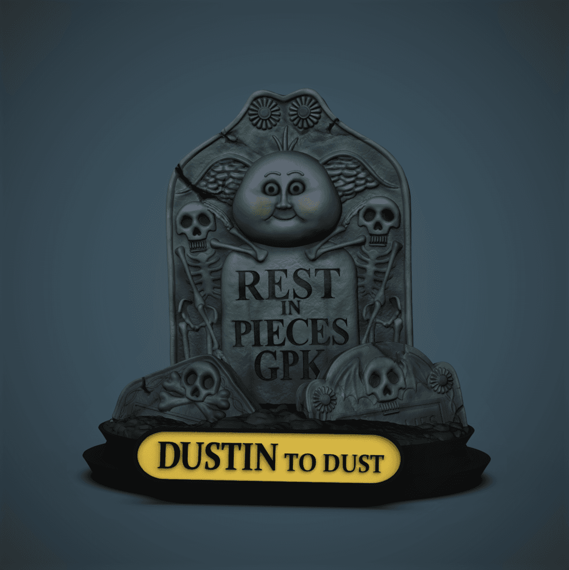 DUSTIN to Dust -Garbage Pail Kids 3d model