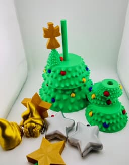Christmas Tree Stacking Decor 3d model