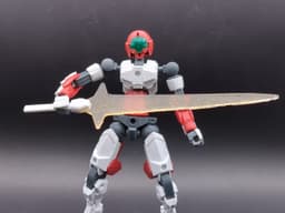 Beam Sword, Mecha Model Accessory 3d model