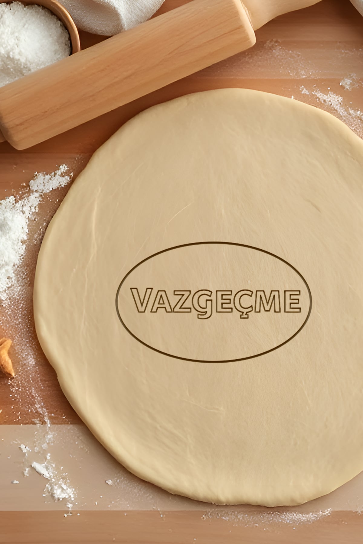 Vazgeçme Cookie Cutter, Biscuit Cutter 3d model