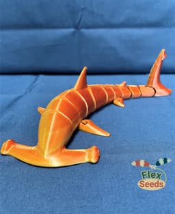 Flexi Hammerhead Shark (print-in-place) 3d model