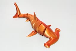 Flexi Hammerhead Shark (print-in-place) 3d model