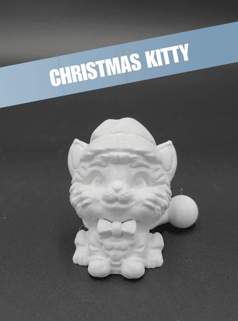 Christmas Kitty 3d model