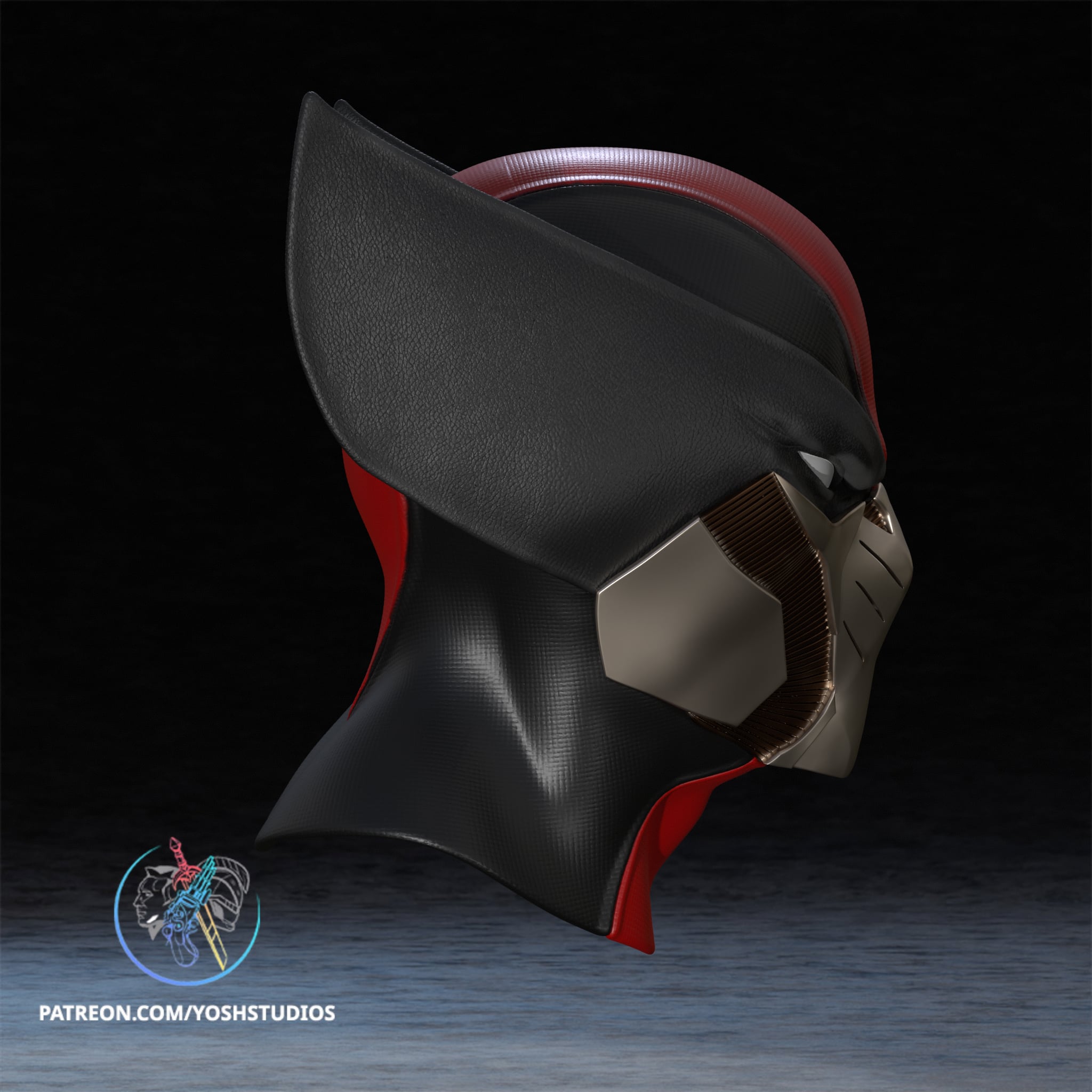 Ultimate Wolverine Mask 3D Printer File STL 3d model