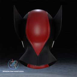 Ultimate Wolverine Mask 3D Printer File STL 3d model