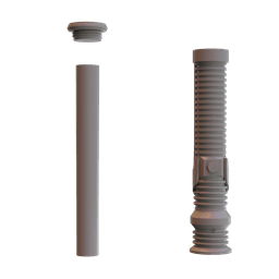 Qui Gon Lightsaber 3d model