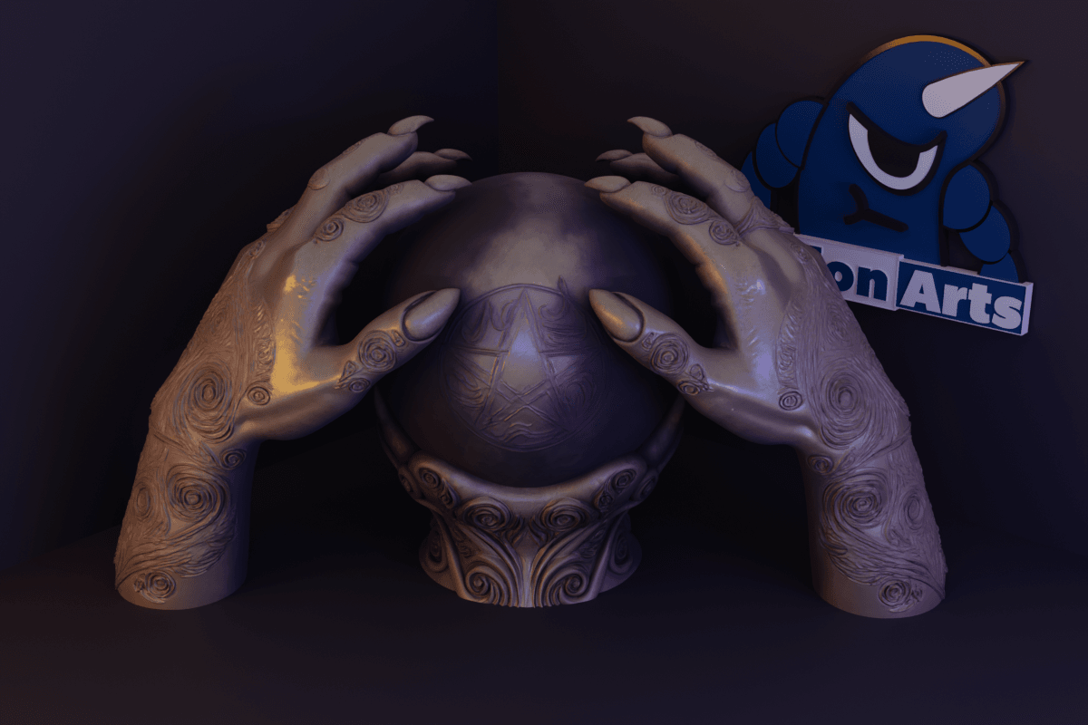 Mãos Misticas.stl 3d model