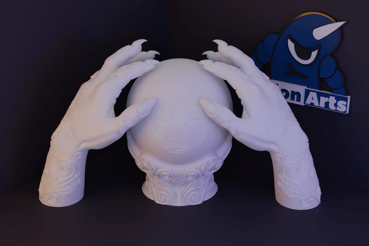 Mãos Misticas.stl 3d model
