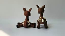 Daisy Deer - Doe and Buck 3d model