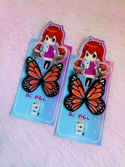 Butterfly Earrings 3d model