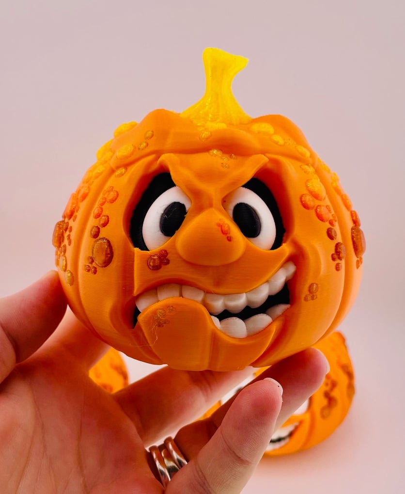 Decorative Pumpkin -Scary 3d model