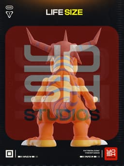 Life Size Grey Dinosaur 3D Printer STL 3d model