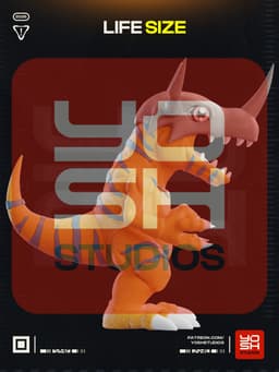 Life Size Grey Dinosaur 3D Printer STL 3d model