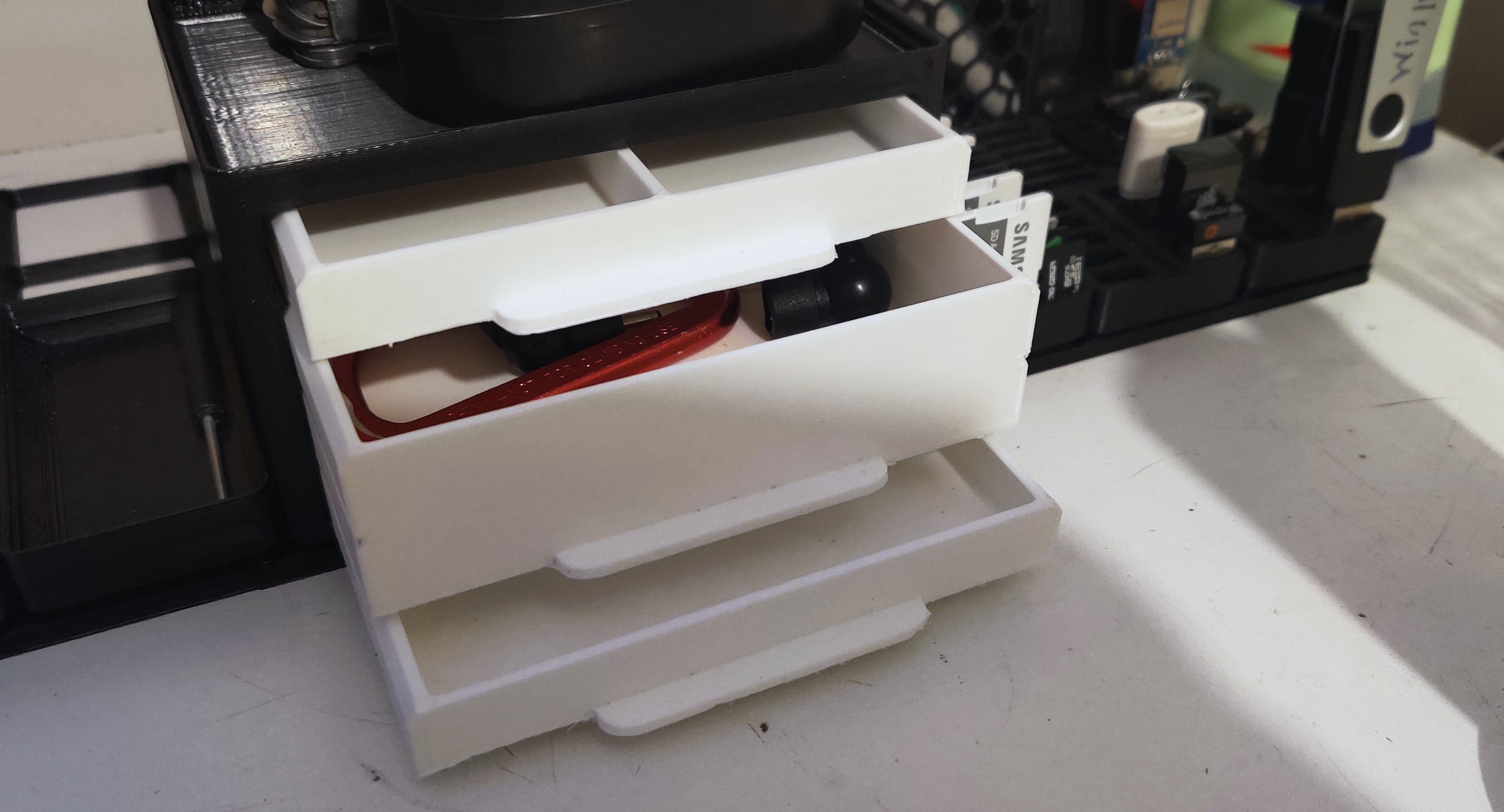 double drawer was a bit tight for me at .32mm layer height and 16% infill. Still works fine though.