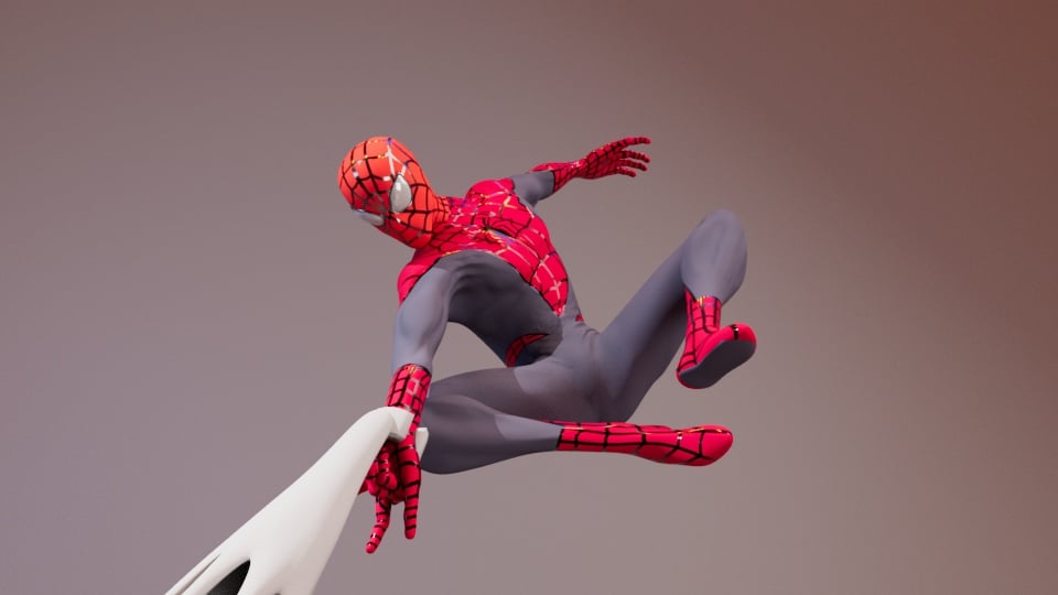 Amazing Spider-man and Venom 3d model