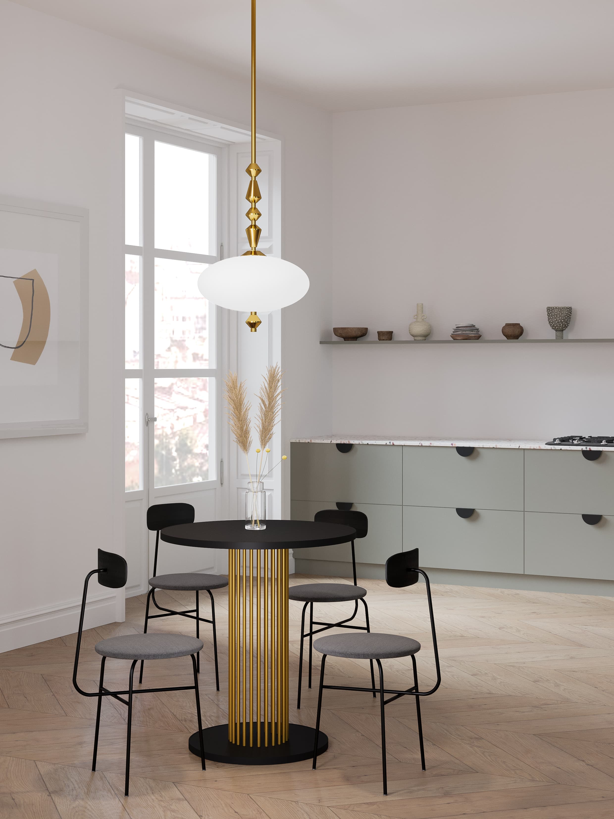 Cari table, SKU. 18194 by Pikartlights 3d model
