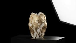 The Ginkgo’s Embrace — Relief Vase 3d model