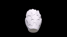 The Ginkgo’s Embrace — Relief Vase 3d model