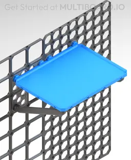 8x6 MU - Simple Bolt-Locked Shelf 3d model