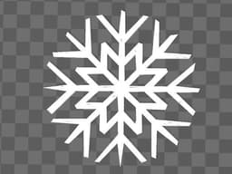 snowflake christms deco 3d model