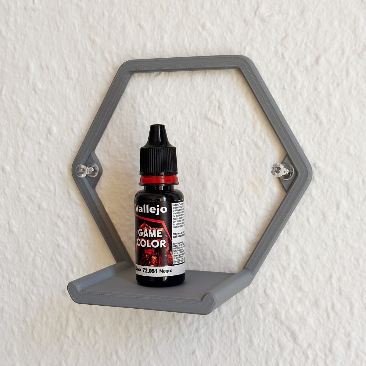 Miniature display wall shelf 3d model