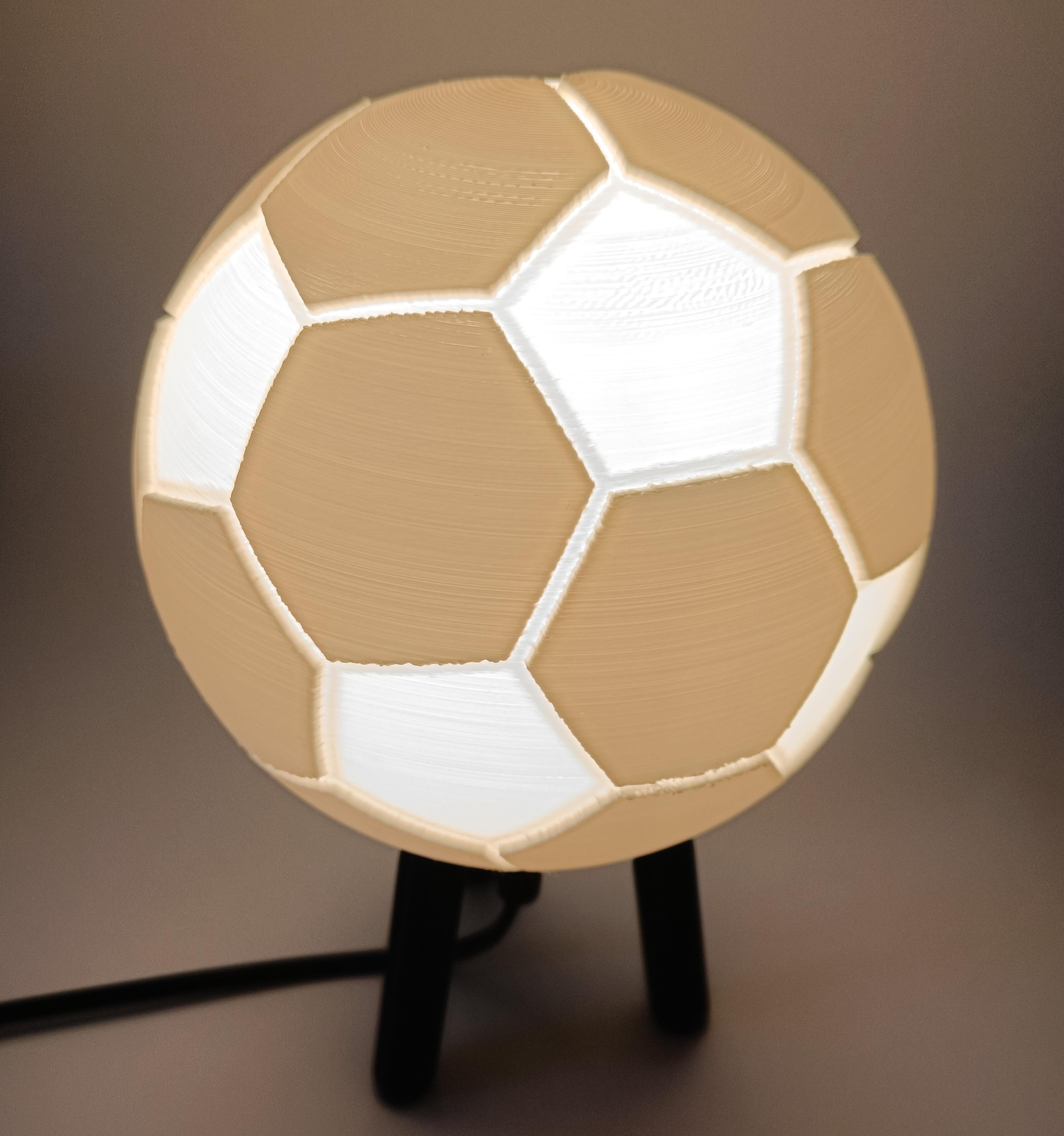 Hybrid Hanging/Desk Football Lamp 3d model