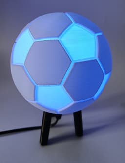Hybrid Hanging/Desk Football Lamp 3d model