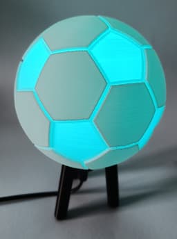 Hybrid Hanging/Desk Football Lamp 3d model