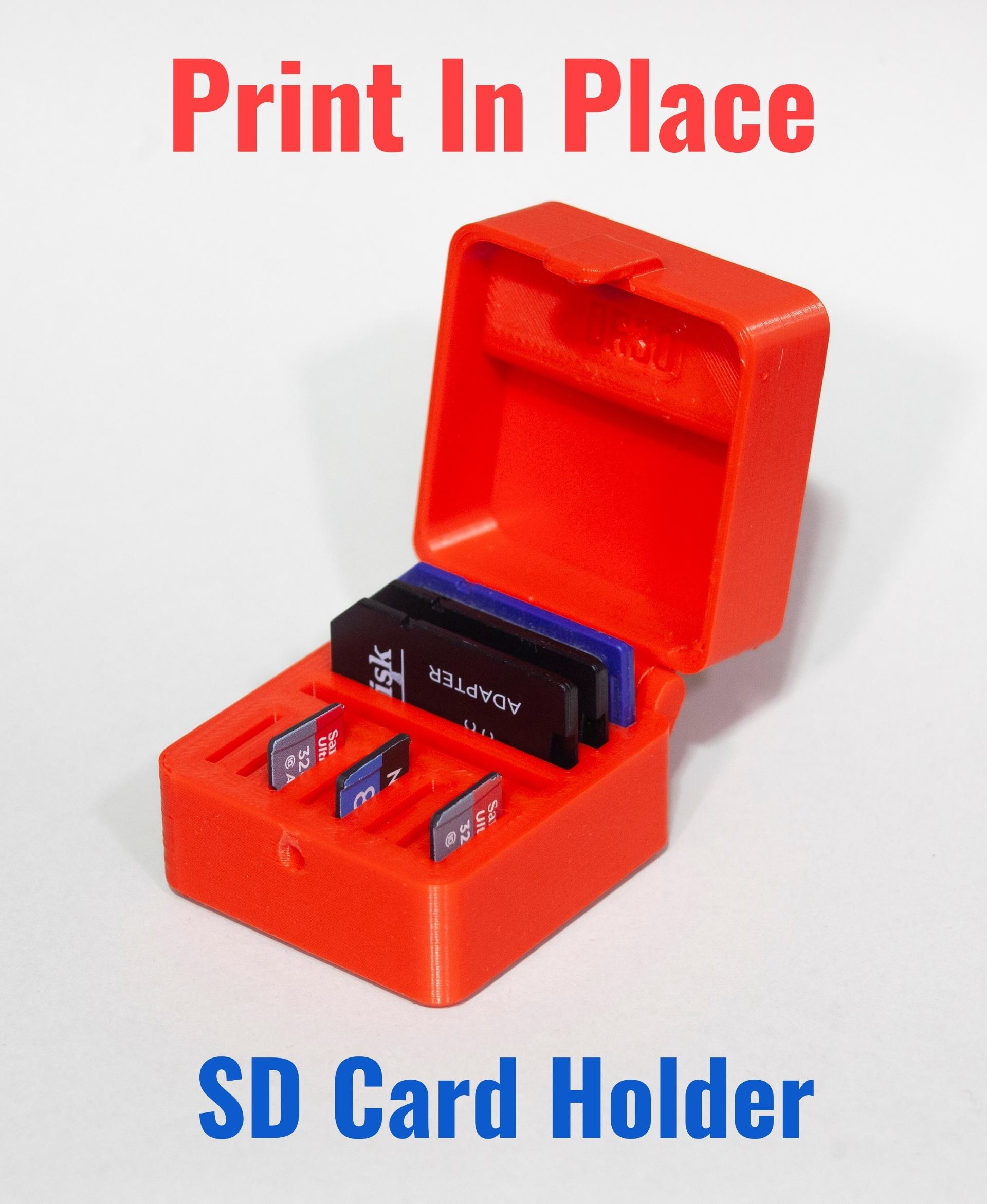 SD Card and Micro SD Card Holder/Case 3d model