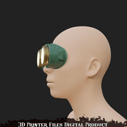 Fantasy Gemma Cosplay Googles from Monster Hunter Wilds 3d model