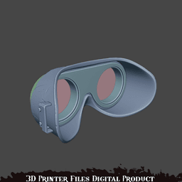 Fantasy Gemma Cosplay Googles from Monster Hunter Wilds 3d model