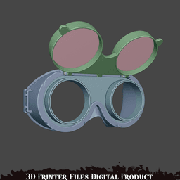 Fantasy Gemma Cosplay Googles from Monster Hunter Wilds 3d model