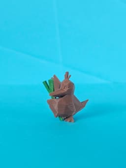 Farfetchd Low Poly Pokemon 3d model
