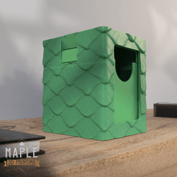 Snap Shut Deck Box - Dragon Scales 3d model