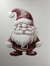 Happy Little Santa Gnome (HueForge) 3d model