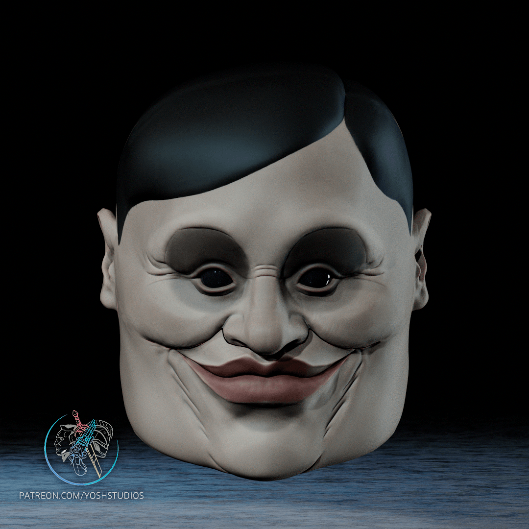 Alien Mask 3D Printer STL File 3d model