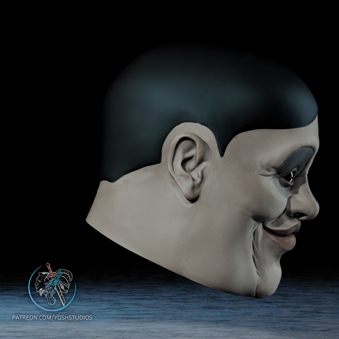 Alien Mask 3D Printer STL File 3d model