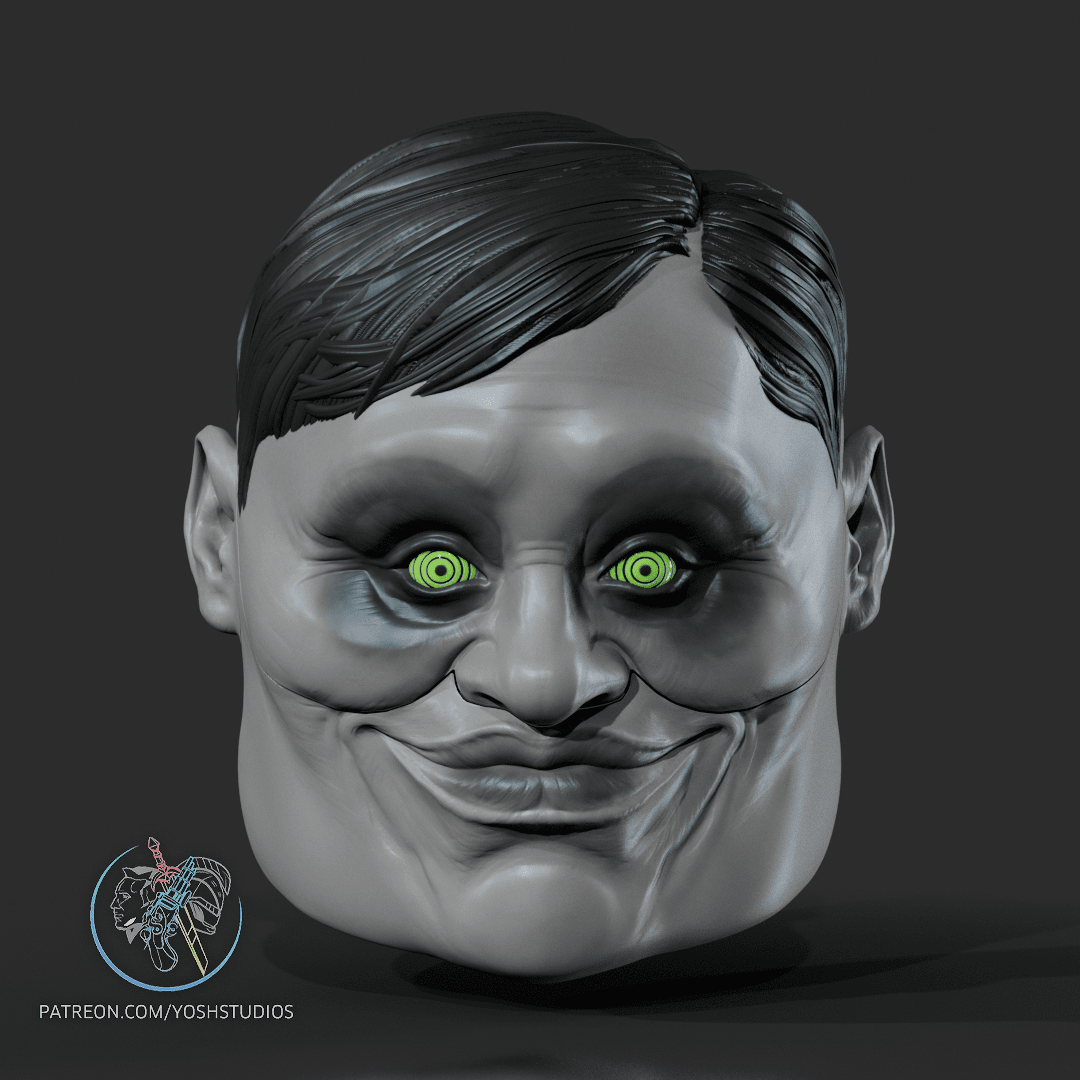 Alien Mask 3D Printer STL File 3d model