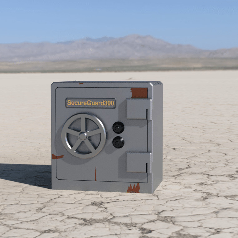 Fallout Safe Guard 300 Safe - Functional 3d model