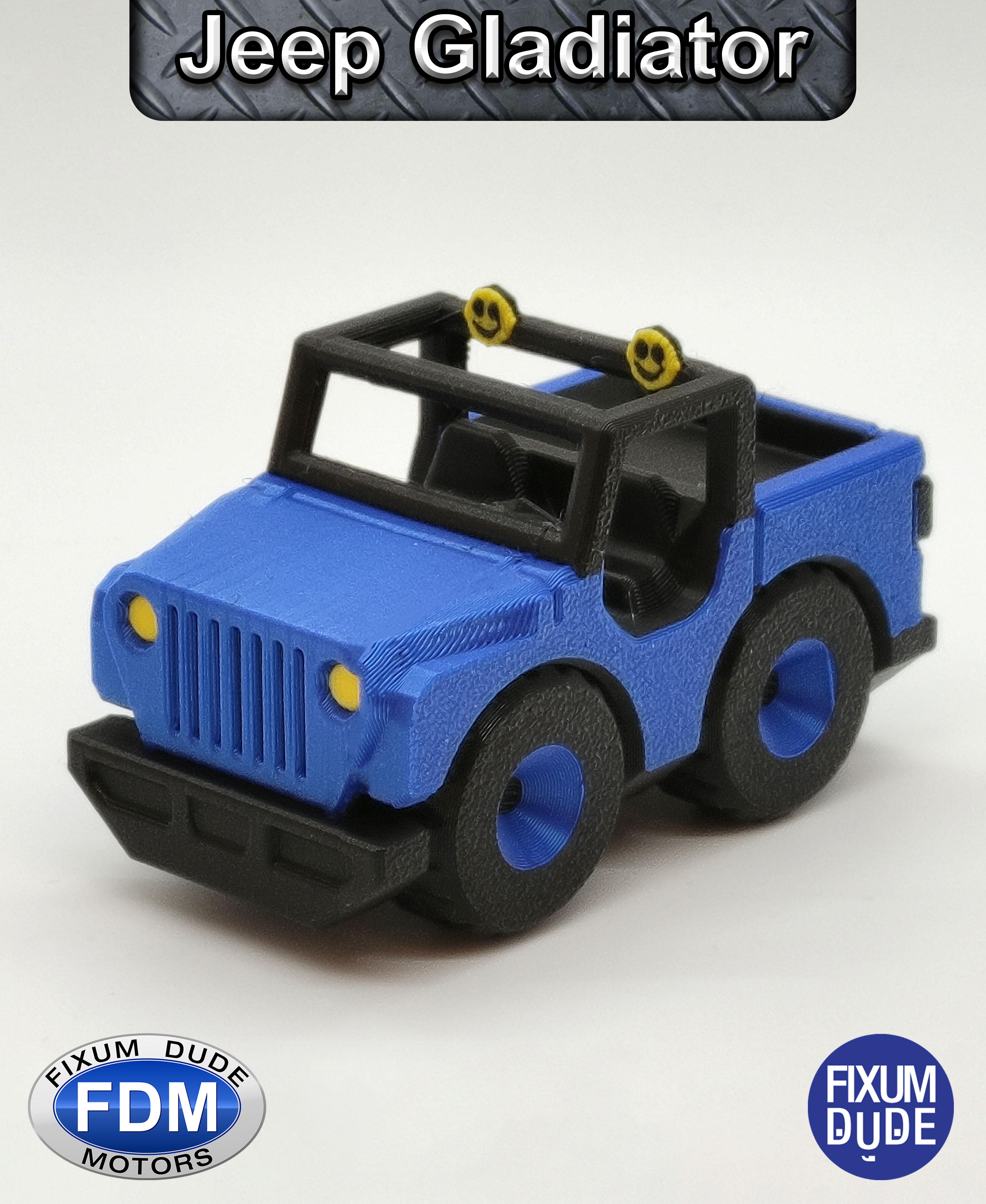 Fixum Dude Motors PiP Jeep Gladiator 3d model