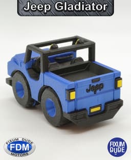 Fixum Dude Motors PiP Jeep Gladiator 3d model