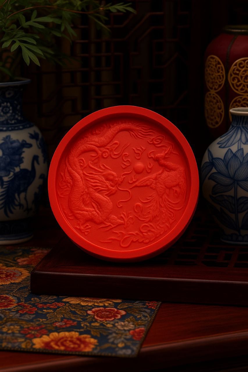 Oriental Decorative Tray for Home or Office Decor 3d model