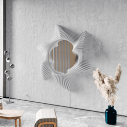Starfish Mirror Wall Art Design 3d model